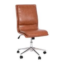 Emma And Oliver Modern Faux Leather Upholstered Mid-Back Home Office Chair With 5 Star Base And Pneumatic Seat Height Adjustment 9 Emma And Oliver Modern Faux Leather Upholstered Mid-Back Home Office Chair With 5 Star Base And Pneumatic Seat Height Adjustment -HOMCOM Sales Store GUEST 008afa9d 5898 4551 a9c0 4e726277b792