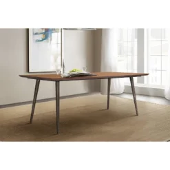 Coco Dining Table Rustic Oak/Brown - Armen Living -HOMCOM Sales Store GUEST 03902513 dbbc 478a 97bf 2b7dfc0b90cb