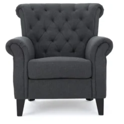 Merrit Tufted Club Chair - Christopher Knight Home -HOMCOM Sales Store GUEST 03ebe3ed 7b8c 47c4 b712 56277b4d1564