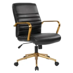 Baldwin Mid Back Faux Leather Chair - OSP Home Furnishings 15 Baldwin Mid Back Faux Leather Chair - OSP Home Furnishings -HOMCOM Sales Store GUEST 05329b1f 71d2 480e b303 2fbd8e2e27b8