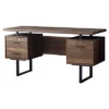 Monarch Specialties Computer Desk With Drawers, Contemporary Style, Home & Office Computer Desk With Metal Legs, 60" L -HOMCOM Sales Store GUEST 054999bf d131 454f 8adc 61bc5479704c