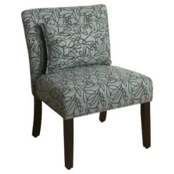 Parker Accent Chair With Pillow - HomePop -HOMCOM Sales Store GUEST 0559b4b2 37c1 4e15 ba6b f27678ec982b