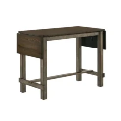 70" Entera Expandable Counter Height Dining Table Dark Walnut/Chestnut - HOMES: Inside + Out 12 70" Entera Expandable Counter Height Dining Table Dark Walnut/Chestnut - HOMES: Inside + Out -HOMCOM Sales Store GUEST 055f5496 b37d 4eea 81ae 3bba8f073a4c