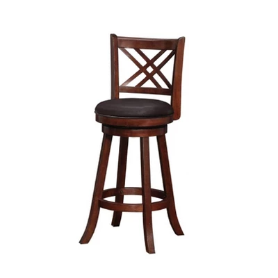 Porto Wood Swivel Barstool - Boraam 3 Porto Wood Swivel Barstool - Boraam
