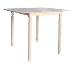 42" Table With Butterfly Extendable Unfinished - International Concepts 9 42" Table With Butterfly Extendable Unfinished - International Concepts -HOMCOM Sales Store GUEST 064c37af fc20 463f 8886 012ca4ea0c81