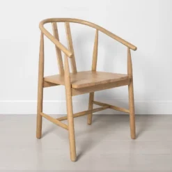 Sculpted Wood Dining Chair - Hearth & Hand™ With Magnolia -HOMCOM Sales Store GUEST 0739c1ea 01b8 4dee 8c5b 2c6a9063fffe