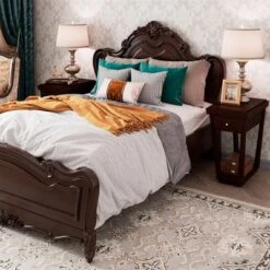 Tangkula 2 Tier End Side Table Nightstand With Drawer Shelf Rubber Wood Classic Espresso -HOMCOM Sales Store GUEST 07a3dbab 0a45 4f80 bec8 a499b413bbeb