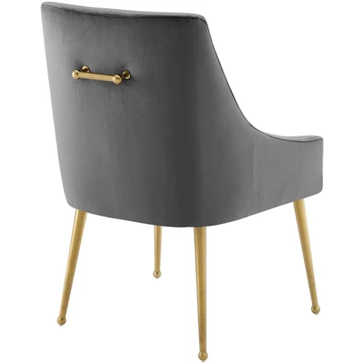 Discern Upholstered Performance Velvet Dining Chair - Modway 5 Discern Upholstered Performance Velvet Dining Chair - Modway - Image 3
