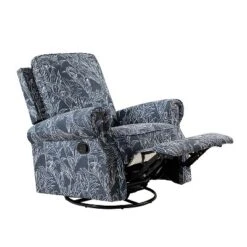 Pablo Traditional-normal Manual Swivel Glider Recliner With Nailhead Trims For Living Room | KARAT HOME -HOMCOM Sales Store GUEST 08344a2f a995 4cdb b049 e8bcae53f18e