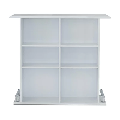 Pub Bar Height Table White - Acme Furniture 5 Pub Bar Height Table White - Acme Furniture - Image 3