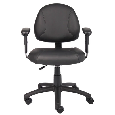 Posture Chair With Adjustable Arms Black - Boss Office Products 6 Posture Chair With Adjustable Arms Black - Boss Office Products - Image 4