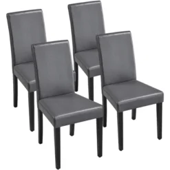 Yaheetech 4pcs High Back Padded Dining Chairs With Wood Legs For Home Restaurants 22 Yaheetech 4pcs High Back Padded Dining Chairs With Wood Legs For Home Restaurants -HOMCOM Sales Store GUEST 0c7ce131 2088 47c2 af6f efbec0ea23ed