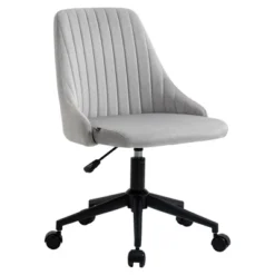 Vinsetto Mid-Back Office Chair, Velvet Fabric Swivel Scallop Shape Computer Desk Chair For Home Office Or Bedroom 13 Vinsetto Mid-Back Office Chair, Velvet Fabric Swivel Scallop Shape Computer Desk Chair For Home Office Or Bedroom -HOMCOM Sales Store GUEST 0e0470c5 b1e8 47a4 8731 8d9a908dc9ae