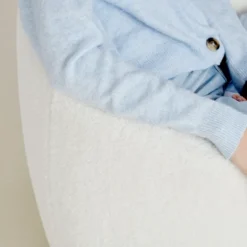 Bella Swivel Barrel Chair,2 Size Soft Touch Upholstered White Teddy Swivel Chair, Armrest 360° Swivel Nursery Chair-Maison Boucle -HOMCOM Sales Store GUEST 0e0f751b ea61 430e 8a65 f9afd95e9bd0