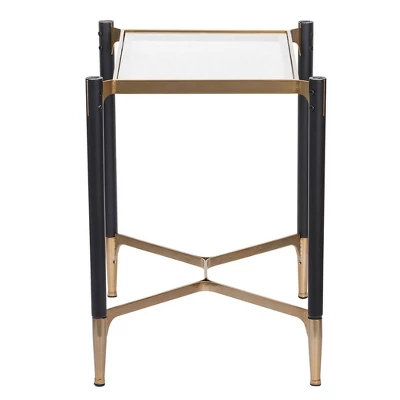 Park View Rectangle Occasional Side Table Black/Gold - A&B Home 9 Park View Rectangle Occasional Side Table Black/Gold - A&B Home - Image 7