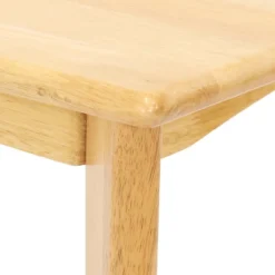 Sunnydaze Decor Sunnydaze Indoor 4-Foot Solid Rubberwood Rectangular Dining Table - Natural -HOMCOM Sales Store GUEST 1089e3bb 42c5 4f60 8262 e00d3f4f5d5f