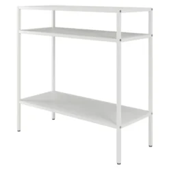 Matte White Side Table - Henn&Hart -HOMCOM Sales Store GUEST 10c67743 25eb 42ea 9f82 a1fc30b7f05b