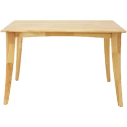 Sunnydaze Decor Sunnydaze Indoor 4-Foot Solid Rubberwood Rectangular Dining Table - Natural -HOMCOM Sales Store GUEST 117d7f77 cae3 4ec7 b996 0c33e9ab6b84