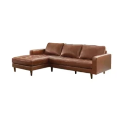 Hobbes Mid-Century Leather Armchair - Abbyson Living -HOMCOM Sales Store GUEST 12e48fe8 42a4 4e79 a546 01340aff02d2