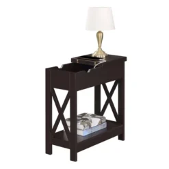 Oxford Flip Top End Table With Charging Station - Breighton Home -HOMCOM Sales Store GUEST 12f54816 73db 44d8 804d 6051e0006b8d
