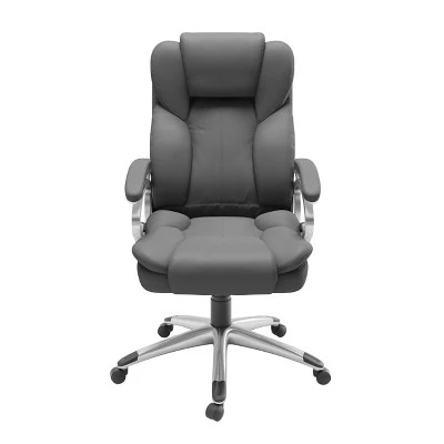 Corliving Workspace Executive Office Chair Steel Gray 4 Corliving Workspace Executive Office Chair Steel Gray - Image 2