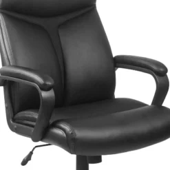 Flash Furniture Raya High Back Black LeatherSoft Executive Swivel Office Chair With Slight Mesh Accent And Arms -HOMCOM Sales Store GUEST 13eea0fd 7478 4a0f b30a 433eb30dce7d