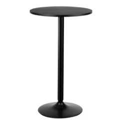 Costway 24" Round Pub Table Bistro Bar Height Cocktail Table W/Metal Base Indoor Black -HOMCOM Sales Store GUEST 153a27c2 e64d 43b5 ba30 fc69a2c5d37d