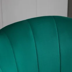 HOMCOM Retro Mid-Back Swivel Fabric Computer Desk Chair Height Adjustable With Metal Base, Leisure Task Chair On Rolling Wheels For Home Office, Green -HOMCOM Sales Store GUEST 1548758d aeab 4abe 9c7e 36194d46c525