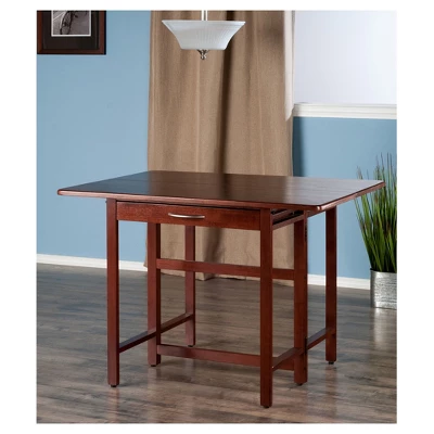 Taylor Drop Leaf Dining Table Walnut - Winsome 6 Taylor Drop Leaf Dining Table Walnut - Winsome - Image 4