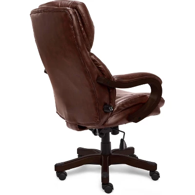 Big & Tall Executive Chair Redwood Leather - Serta 6 Big & Tall Executive Chair Redwood Leather - Serta - Image 4