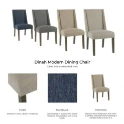 Set Of 2 Dinah Modern Dining Chairs Navy - HomePop -HOMCOM Sales Store GUEST 18e8fd8a fdd9 45e5 b946 91742ffe2238