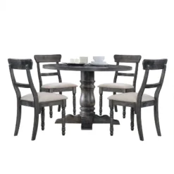 Wallace Dining Table Weathered Gray - Acme Furniture -HOMCOM Sales Store GUEST 190de15b 0b38 4589 914d a392595133b1