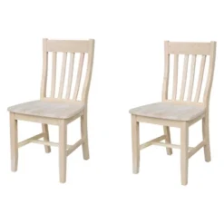 Set Of 2 Cafe Chairs - International Concepts -HOMCOM Sales Store GUEST 197ee9cc fbf5 4dc0 99fc 820017a55c1b