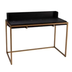 Bilcrafield Flip Top Desk With Storage Black/Gold - Aiden Lane -HOMCOM Sales Store GUEST 1a331960 cc91 4f7e a892 7e1997b03f1a