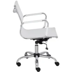 Studio 55D Lealand White And Chrome Low Back Desk Chair 11 Studio 55D Lealand White And Chrome Low Back Desk Chair -HOMCOM Sales Store GUEST 1a411d8f aaba 4d3f 82bd 182cc38e8af8