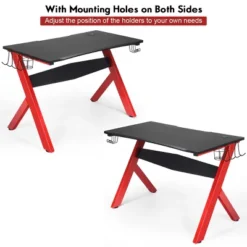 Costway Gaming Desk Computer Desk W/Controller Stand Cup Holder Headphone Hook Mouse Pad -HOMCOM Sales Store GUEST 1bbeb002 653a 4355 86b0 a08ece37f176