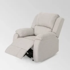 Mozelle Classic Gliding Recliner Beige - Christopher Knight Home -HOMCOM Sales Store GUEST 1be1a6dd 9d3d 46f2 9cd3 f7cb38924893
