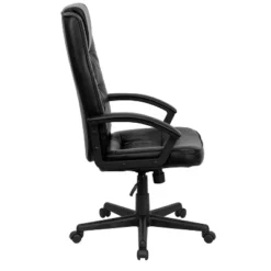 Emma And Oliver High Back Black LeatherSoft Soft Ripple Executive Swivel Office Chair - Arms -HOMCOM Sales Store GUEST 1c5f54fb 755e 4eb8 bebf 53d8501f7533
