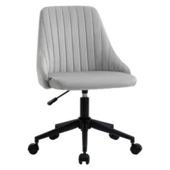 Vinsetto Mid-Back Office Chair, Velvet Fabric Swivel Scallop Shape Computer Desk Chair For Home Office Or Bedroom 16 Vinsetto Mid-Back Office Chair, Velvet Fabric Swivel Scallop Shape Computer Desk Chair For Home Office Or Bedroom -HOMCOM Sales Store GUEST 1c7b3c61 7f82 47b3 a8db 1c51dd85fd22