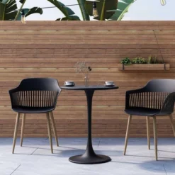 Kurv Bistro Table Black - Jamesdar