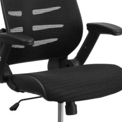 Emma And Oliver High Back Black Mesh Swivel Ergonomic Office Chair With Adjustable Flip-Up Arms -HOMCOM Sales Store GUEST 1ccefb27 b9d9 4cef 838b 158a83ebd414