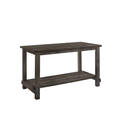 60" Martha Li Dining Table Weathered Gray - Acme Furniture 4 60" Martha Li Dining Table Weathered Gray - Acme Furniture - Image 2