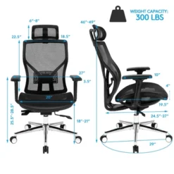 Costway Ergonomic Office Chair High-Back Mesh Chair W/Adjustable Lumbar Support -HOMCOM Sales Store GUEST 1e99d865 c576 4b32 9f55 feb0883d3e8d