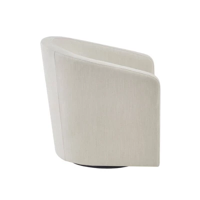 Amber Swivel Chair Ivory - Martha Stewart 5 Amber Swivel Chair Ivory - Martha Stewart - Image 3