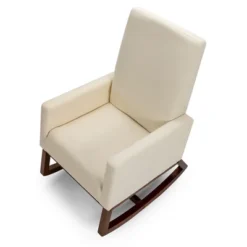 Costway Mid Century Retro Fabric Upholstered Rocking Chair Modern Armchair Beige 18 Costway Mid Century Retro Fabric Upholstered Rocking Chair Modern Armchair Beige -HOMCOM Sales Store GUEST 1f382f6f f1db 4bd0 89f6 fcdaf6ff0023