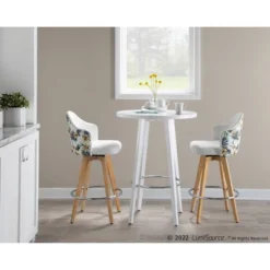 29" Ahoy Round Counter Table - LumiSource -HOMCOM Sales Store GUEST 1f7b91bb 4d2b 4d5c 86b7 7e87fba8144b