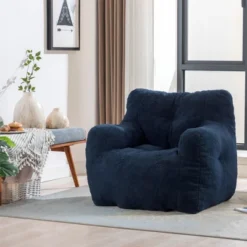 Panpan Bean Bag Chairs With Memory Foam,37" W Faux Fur Teddy Bean Bag Chair,Fluffy Lazy Sofa-The Pop Maison 24 Panpan Bean Bag Chairs With Memory Foam,37" W Faux Fur Teddy Bean Bag Chair,Fluffy Lazy Sofa-The Pop Maison -HOMCOM Sales Store GUEST 212ab0b9 520c 420c 9c38 7863a6bee0b9