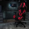 Flash Furniture X30 Gaming Chair Racing Office Ergonomic Computer Chair With Fully Reclining Back And Slide-Out Footrest In Red LeatherSoft -HOMCOM Sales Store GUEST 24ab1b72 728b 48ed 9586 393387e59792