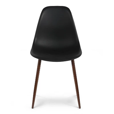 Set Of 4 Virginia Sculpted Dining Chair - Poly & Bark 4 Set Of 4 Virginia Sculpted Dining Chair - Poly & Bark - Image 2