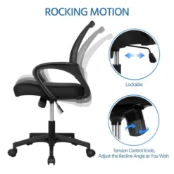Yaheetech Mid-back Mesh Office Chair, Pack Of 2, Black -HOMCOM Sales Store GUEST 271e8911 36d7 4885 9790 f43d7a3ea28b